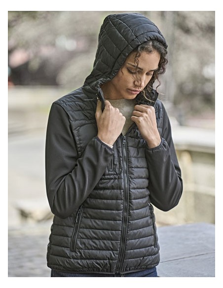 TEE-9629-Womens Hooded Crossover Jacket 2